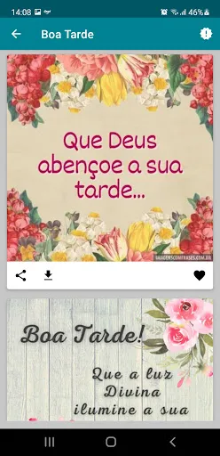 Скриншот 2 — Bom Dia, Boa Tarde, Boa Noite