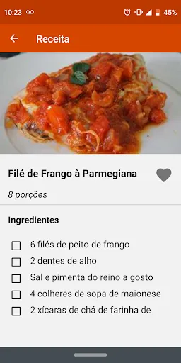 Скриншот 2 — Receitas Fáceis