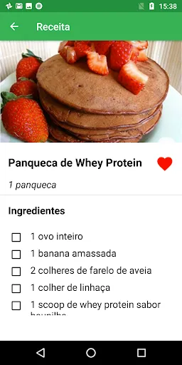 Скриншот 7 — Receitas Fitness Faceis