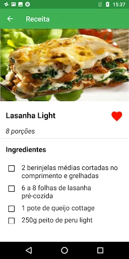 Скриншот 8 — Receitas Fitness Faceis