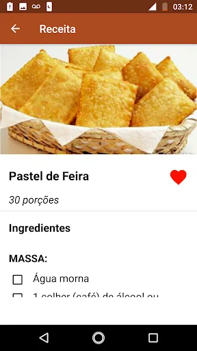 Скриншот 5 — Receitas de Salgados