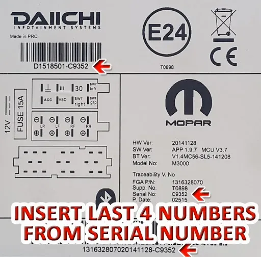 Скриншот 4 — RADIO CODE for FIAT DAIICHI