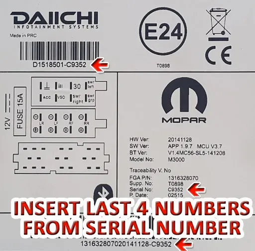 Скриншот 8 — RADIO CODE for FIAT DAIICHI