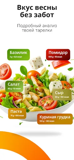 Скриншот 5 — Таблица калорийности - калории