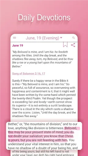 Скриншот 2 — Daily Bible for Women Offline