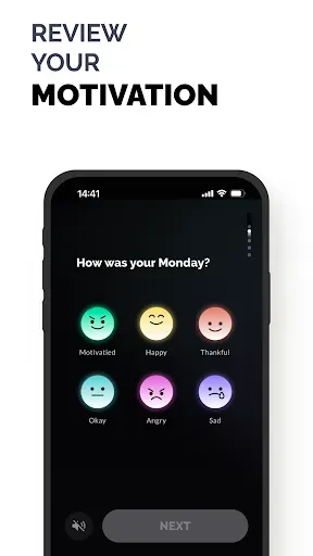 Скриншот 4 — MOTIVE : Daily Quotes & Alarm