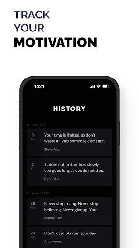 Скриншот 5 — MOTIVE : Daily Quotes & Alarm