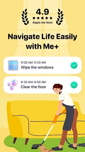 Скриншот 1 — Me+ Lifestyle Routine