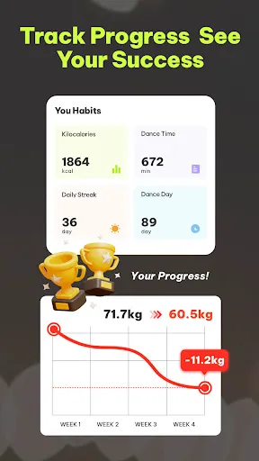 Скриншот 7 — Dancefitme: Fun Workouts