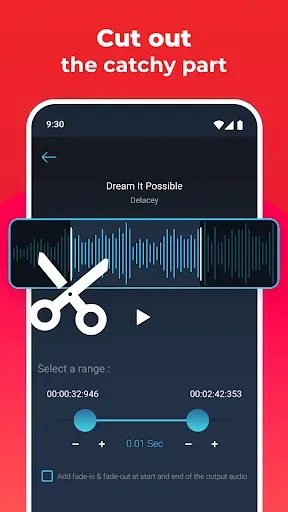 Скриншот 2 — Audio Editor - Ringtone Maker