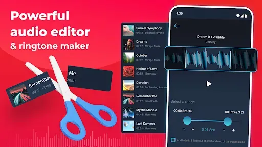 Скриншот 7 — Audio Editor - Ringtone Maker