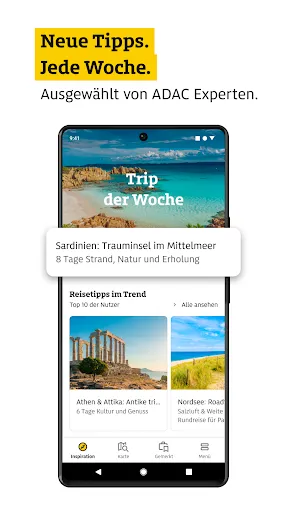 Скриншот 2 — ADAC Trips: Reiseplaner