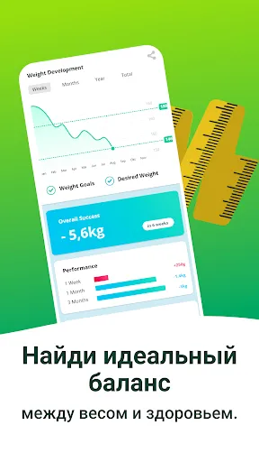 Скриншот 5 — ИМТ & Контроль веса - aktiBMI