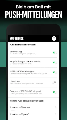 Скриншот 8 — 11FREUNDE - News & Liveticker