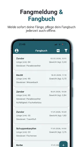 Скриншот 3 — Angelroute - Angelkarten App