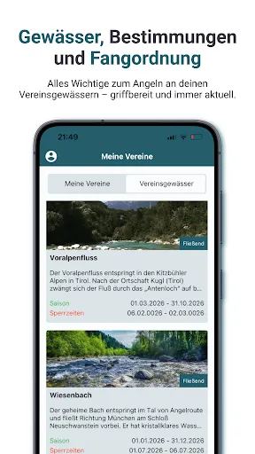 Скриншот 4 — Angelroute - Angelkarten App