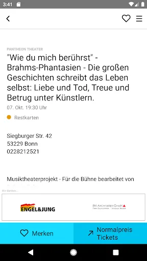 Скриншот 2 — Kulturticket Bonn
