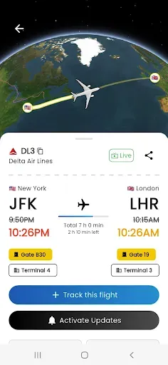 Скриншот 3 — Flight Tracker - Flights25