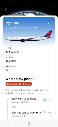 Скриншот 4 — Flight Tracker - Flights25