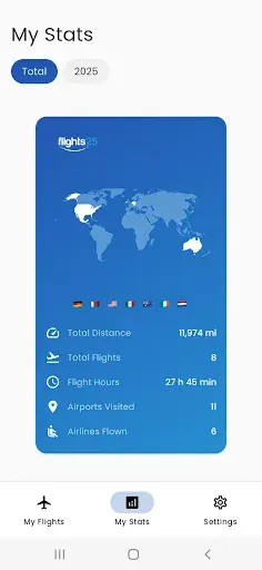 Скриншот 7 — Flight Tracker - Flights25