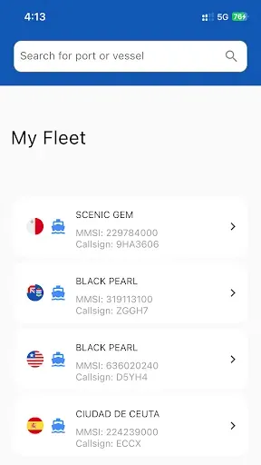 Скриншот 3 — Vessel Tracking - Ship Radar