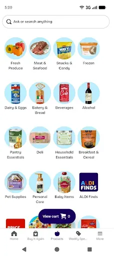 Скриншот 2 — ALDI Grocery Pickup & Delivery