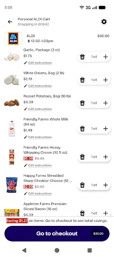 Скриншот 6 — ALDI Grocery Pickup & Delivery