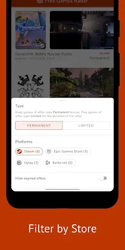 Скриншот 3 — PC Games Radar for Epic Games,