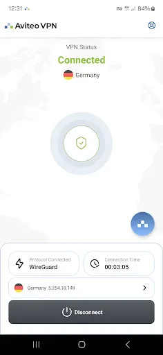 Скриншот 1 — Aviteo VPN