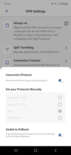 Скриншот 5 — Aviteo VPN