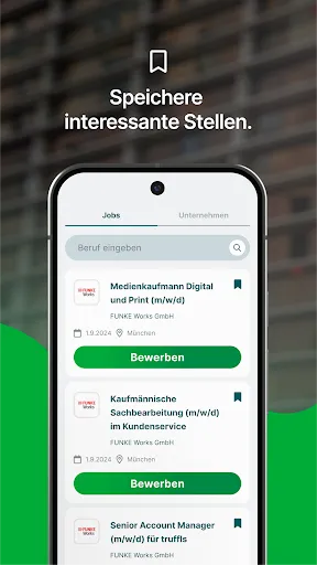 Скриншот 4 — Azubiyo – Ausbildung per Swipe