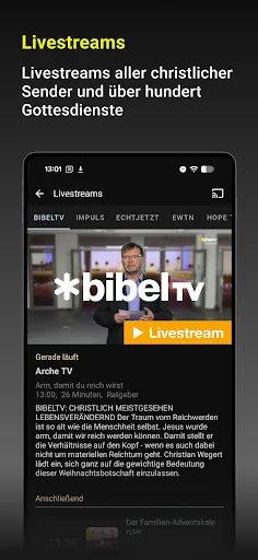 Скриншот 2 — Bibel TV App
