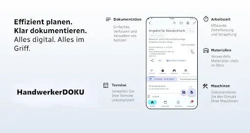 Скриншот 1 — Handwerker App Baudoku