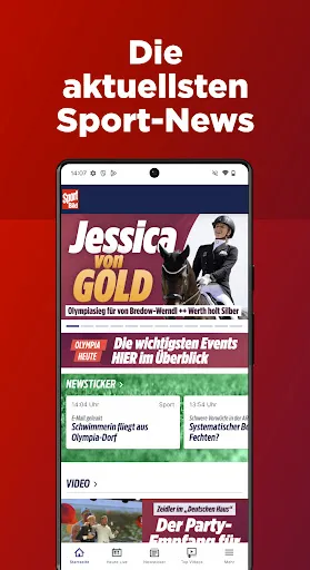 Скриншот 1 — SPORT BILD: Alle Fussball News