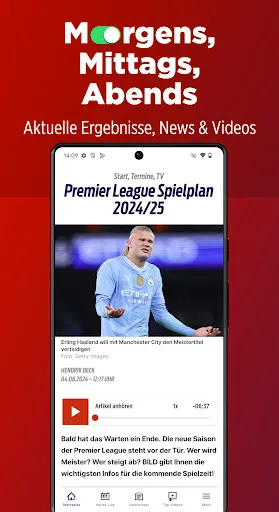 Скриншот 2 — SPORT BILD: Alle Fussball News