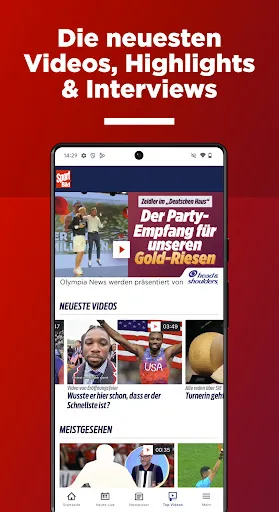 Скриншот 4 — SPORT BILD: Alle Fussball News