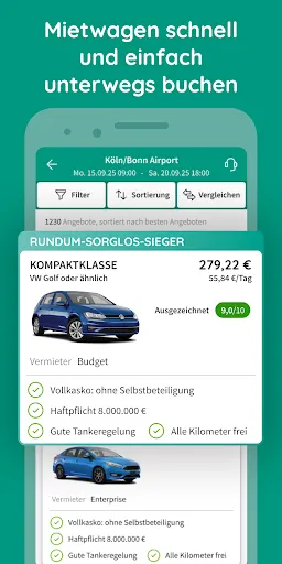 Скриншот 3 — billiger-mietwagen.de