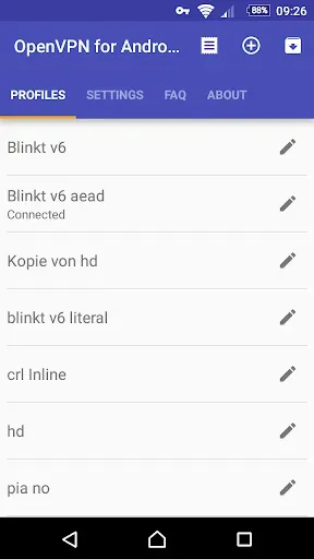 Скриншот 3 — OpenVPN for Android