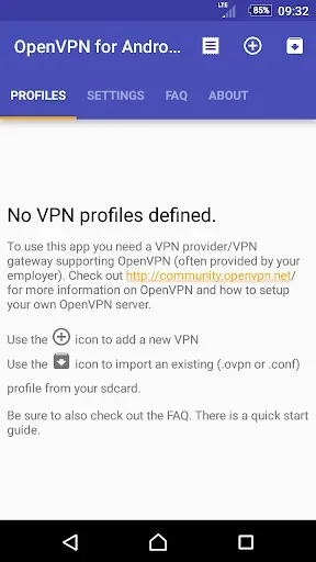 Скриншот 5 — OpenVPN for Android