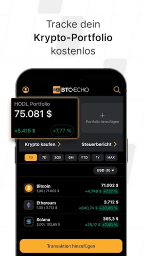 Скриншот 6 — BTC-ECHO Bitcoin & Krypto News