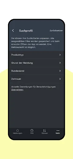 Скриншот 6 — lebensmittelwarnung.de