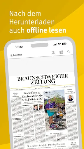 Скриншот 8 — Braunschweiger Zeitung E-Paper