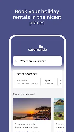 Скриншот 1 — Casamundo: Vacation Homes