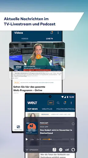 Скриншот 2 — WELT News & Live-TV