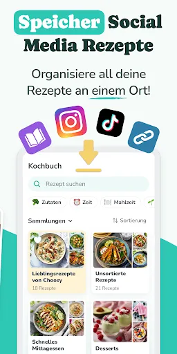 Скриншот 3 — Choosy: Essensplaner & Rezepte