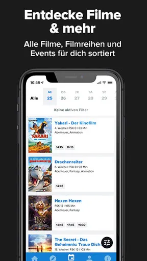 Скриншот 1 — CINEPLEX Kinoprogramm