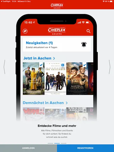 Скриншот 8 — CINEPLEX Kinoprogramm