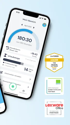 Скриншот 2 — clockin – Zeiterfassung