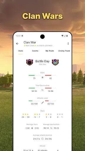 Скриншот 5 — War Report for Clash of Clans