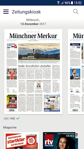 Скриншот 1 — Merkur ePaper